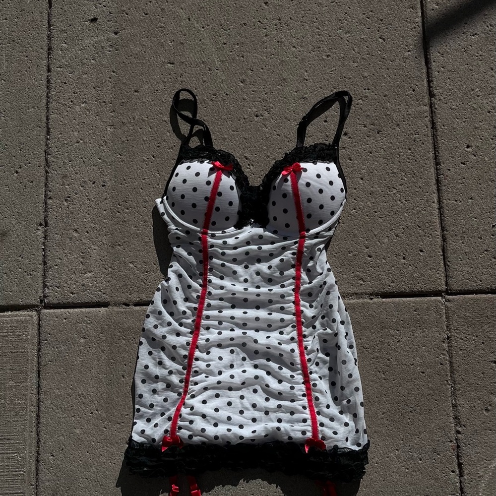 Polka Dot la senza lingerie top